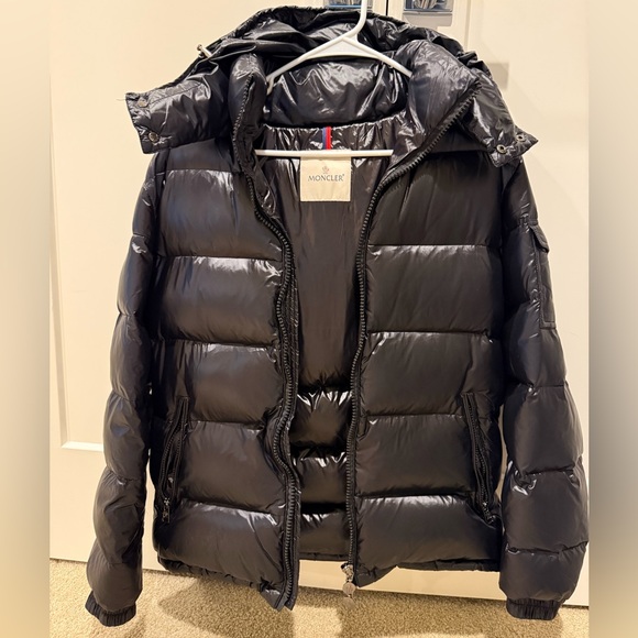 Moncler Other - Moncler Shiny Black Puffer Jacket